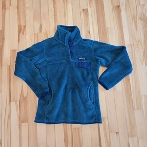 Women's Blue Fleece Pullover